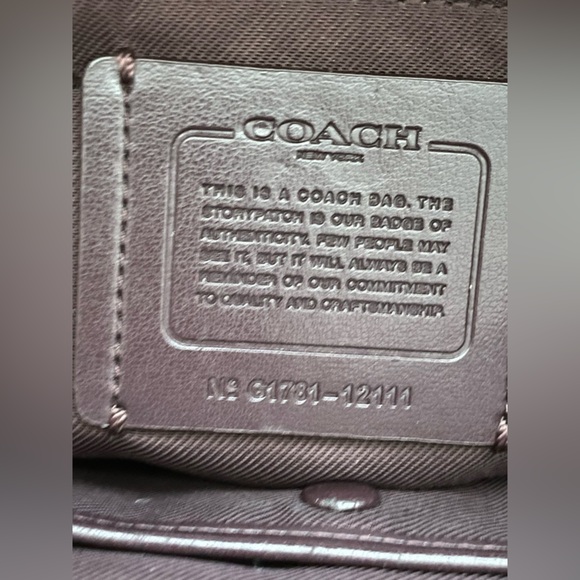 COACH Dusty Rose Glovetanned Leather Swagger 27 Bag & Wallet Set - Picture 9 of 16